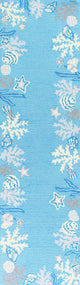 Sonesta 2024 Sea Blue Coastal Rug, 20"x30"