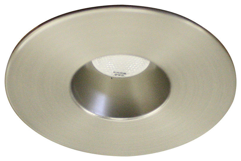 LEDme Miniature Round Recessed Task-Light 3000K Soft White, Brushed Nickel