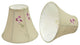30055-2 Small Bell  Chandelier Clip On Lamp Shade Apricot 3"x6"x5"