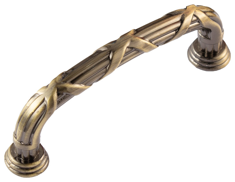 Utopia Alley Cabinet Knob, Antique Brass, 3.75", 1 Pack