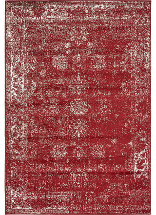 Unique Loom Burgundy Casino Sofia 4'x6' Area Rug