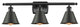 Innovations Smithfield 3-Light Bath Vanity Matte Black