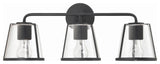 Fulton 3-Light Black Bathroom Vanity