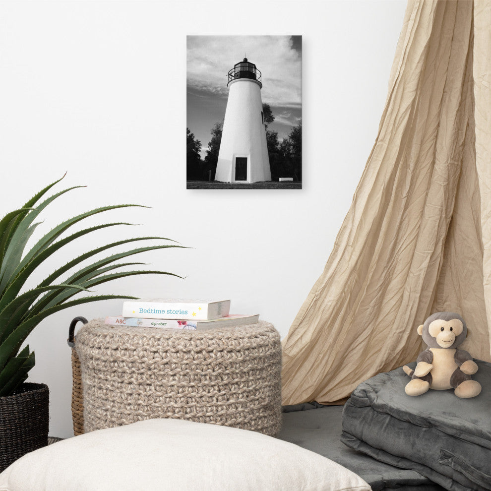 Touch the Sky Coastal Landscape Photo Canvas Wall Art Print, 12" X 16"