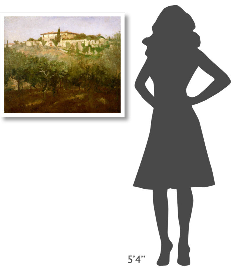 "Villa Castellani, 1887" Digital Paper Print by Frank Duveneck, 32"x27"