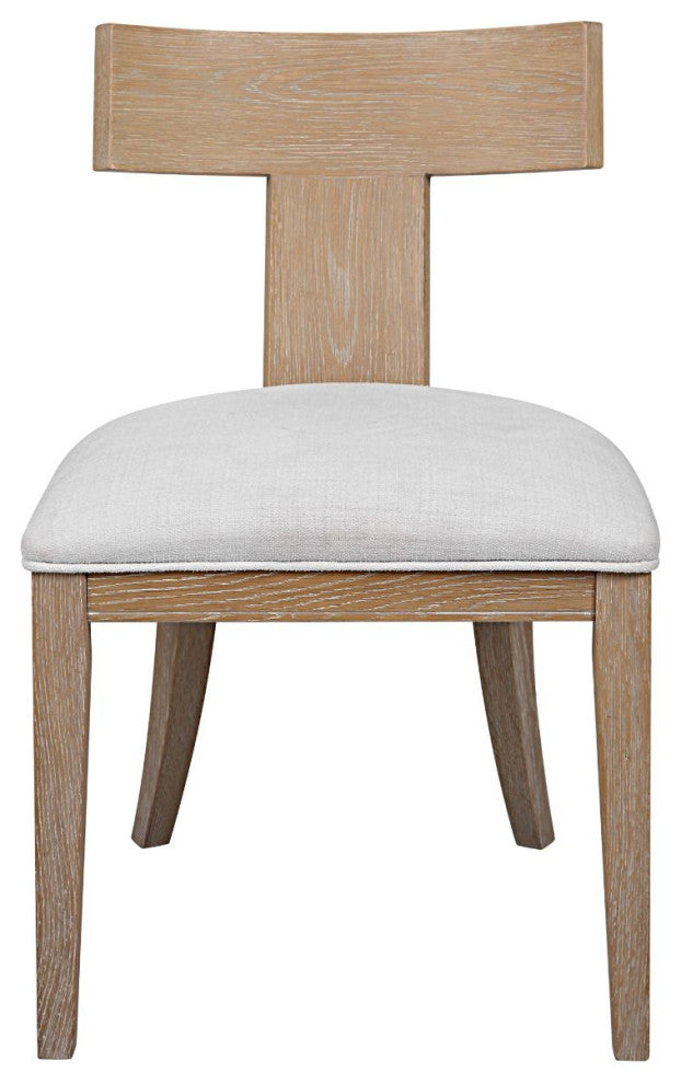 Uttermost Idris Armless Chair Natural