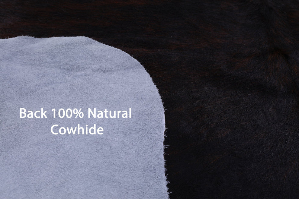 5' 11" X 5' 2" Natural Cowhide Rug C2298