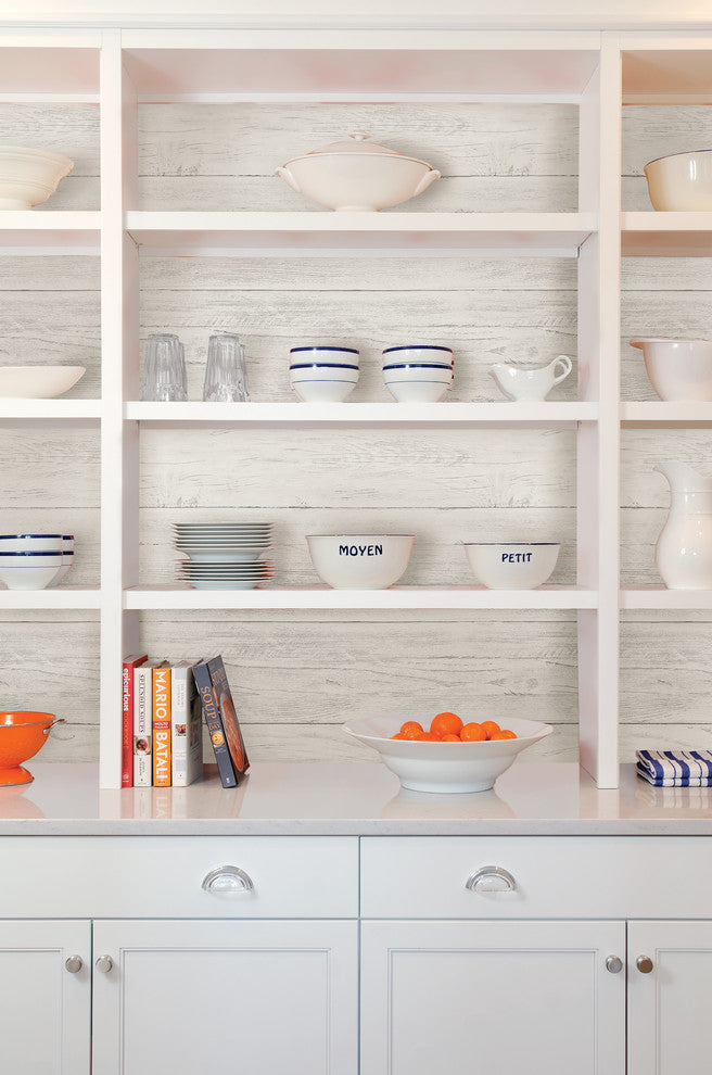 Wood Board Peel and Stick Wallpaper, 4 Rolls