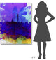 "Washington DC Watercolor Skyline 2" Fine Art Print