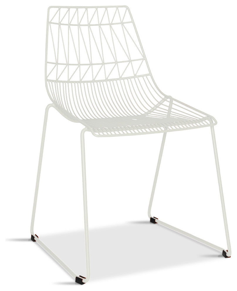 Ace Dining Side Chair, Matte White