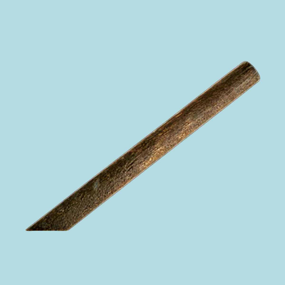 Solid Wood Curtain Rod Antique Pine 36 inchesL