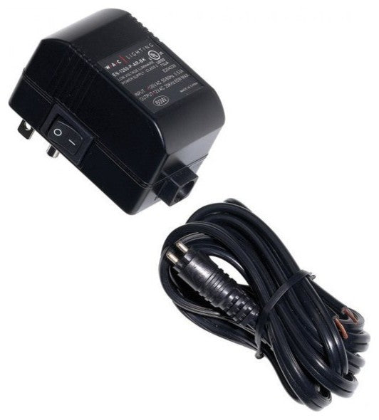 WAC Lighting Plug-in Transformer, Open Splice, 120V Input, 24V Output, 60 Watt