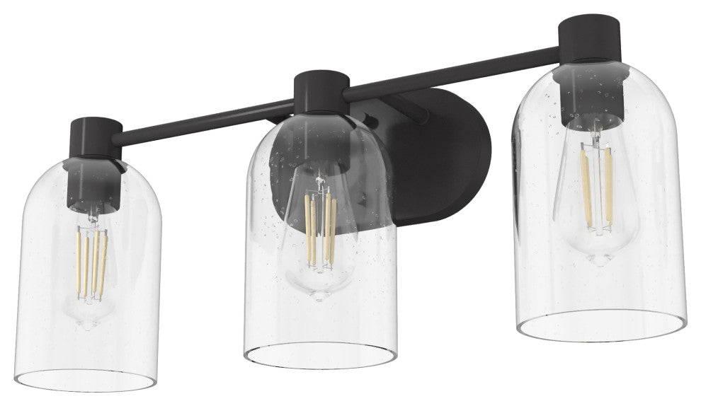 Hunter Lochemeade Noble Bronze 3 Light Vanity Wall Light Fixture