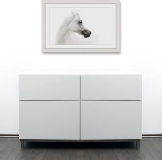 "White Beauty" Framed Paper Print, 45x40 cm