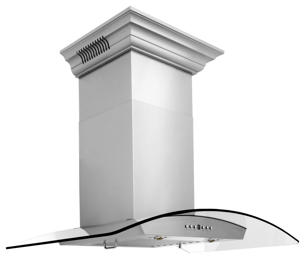 ZLINE 30" Ducted Vent Wall Mount Range Hood With Built-in CrownSound