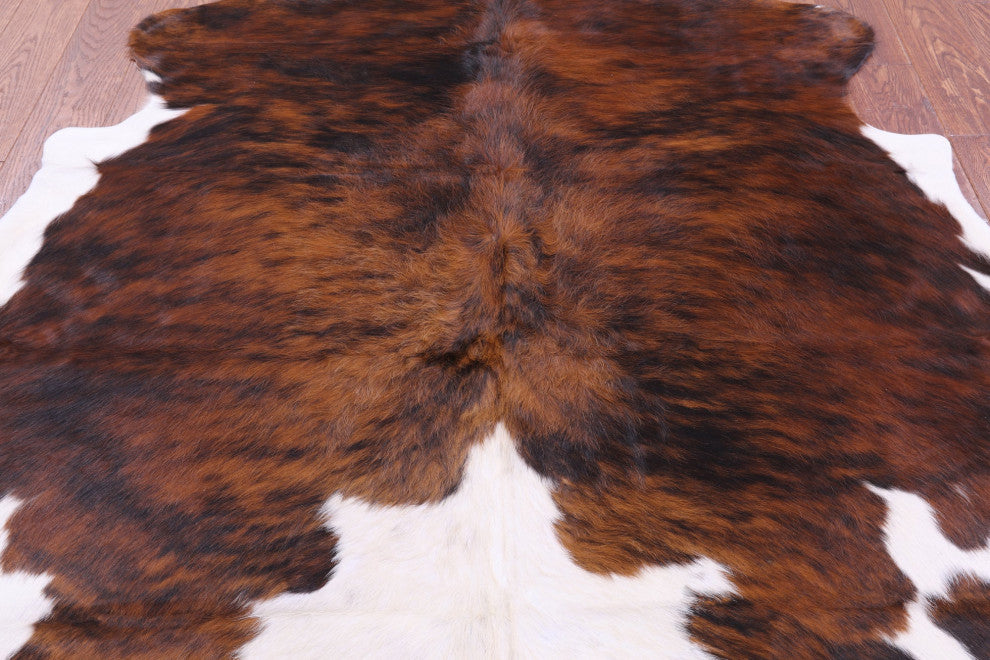 6' 5" X 6' 0" Natural Cowhide Rug C1814