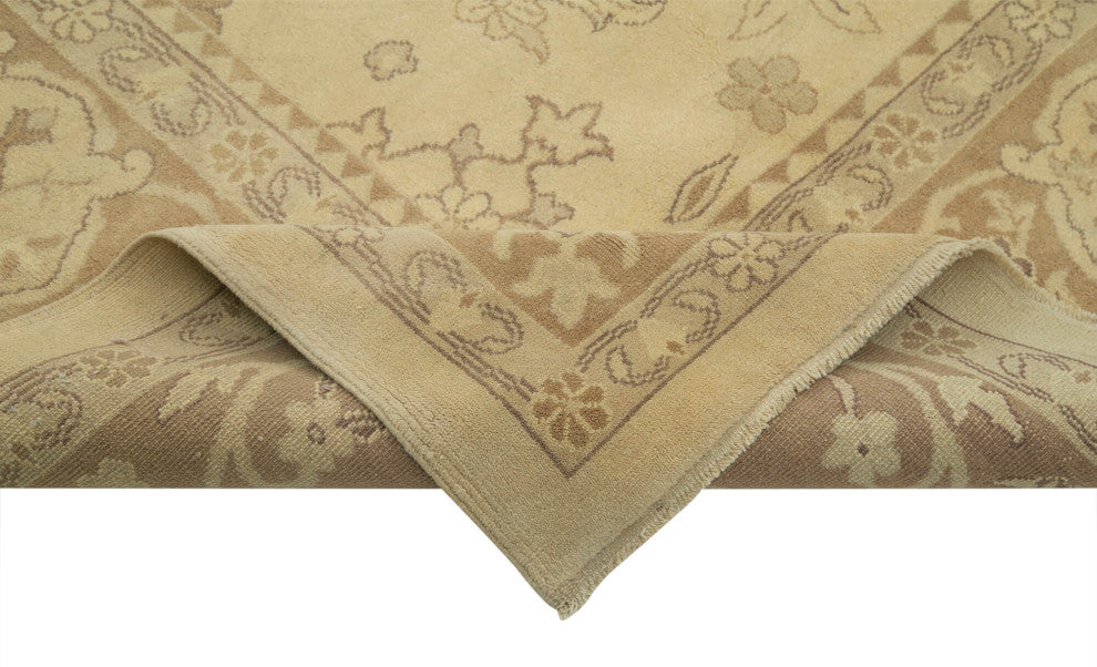 Rug N Carpet - Handwoven Oriental 10' 2" x 12' 6" Soft Oushak Area Rug