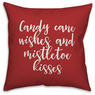 Let It Snow, Red 18x18 Throw Pillow Cover