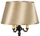 Tan Silk 19" Barrel Drum Floor Lampshade Replacement