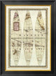 "Globo Terrestre II, 1792"  by Giovanni Maria Cassini, 19x26"