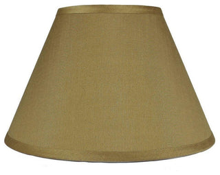 Faux Silk Lamp Shade, 6x12x8", Gold