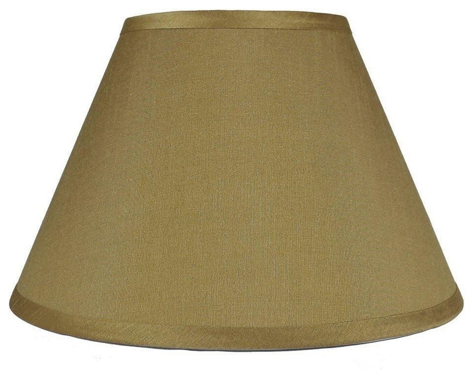 Faux Silk Lamp Shade, 6x12x8", Gold