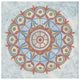 "Lakai Circle V" Digital Paper Print by Kathrine Lovell, 32"x32"