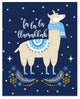 La La Llamakkah 8"x10" Easelback Canvas