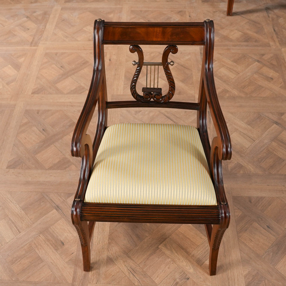 Mahogany Library Chair