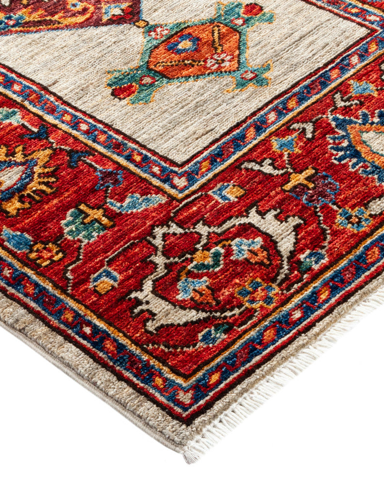 Serapi, One-of-a-Kind Hand-Knotted Runner Rug  - Ivory, 2'6"x10'0"
