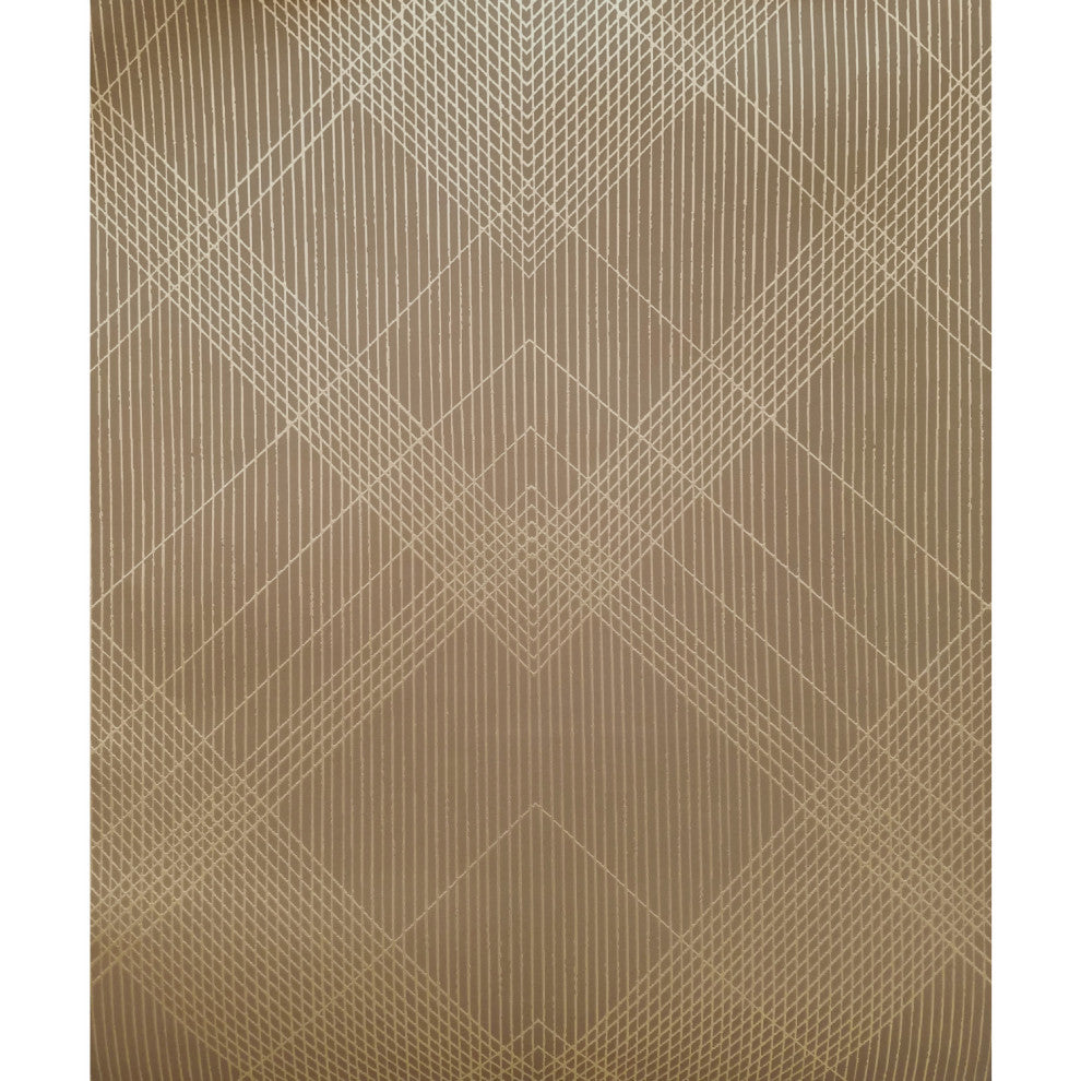 Brown Jazz Age Wallpaper