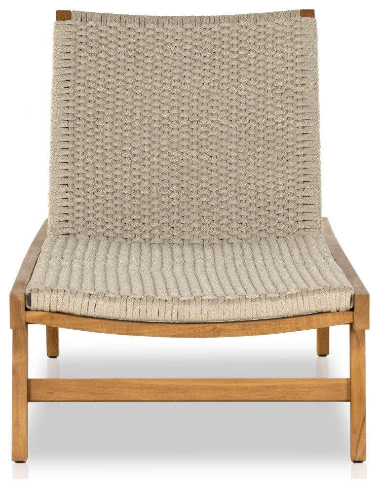 Delano Outdoor Chaise Lounge-Natural