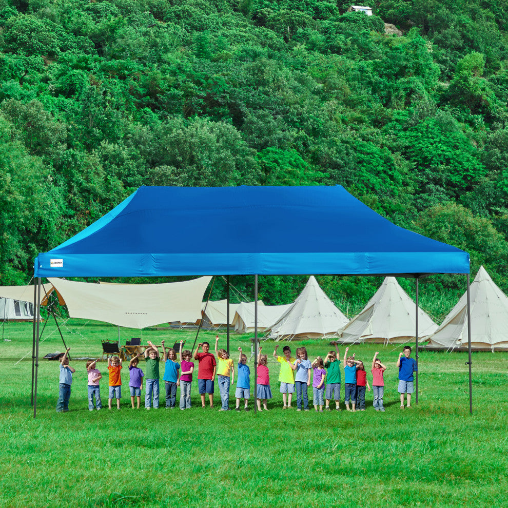JEAREY Pop Up Canopy Tent, Outdoor Canopy, 4 Sand Bags, Royal Blue, 10x20ft
