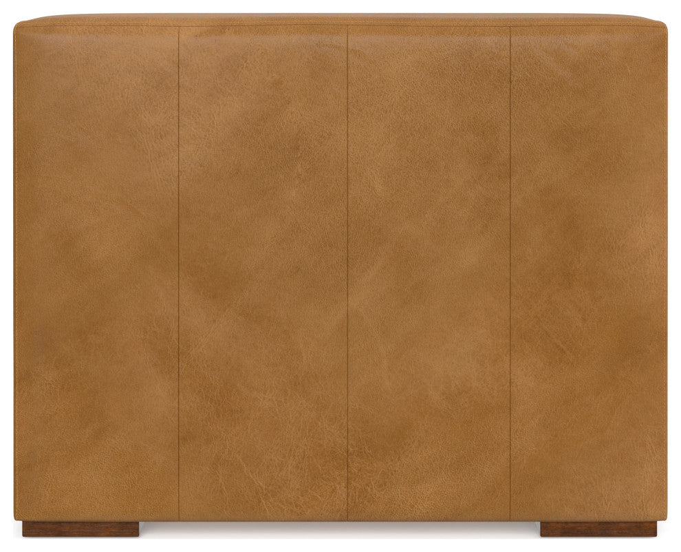 Rex Center Armless Sofa Module in Genuine Leather
