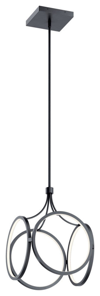 elan Ciri 1-LT LED Small Pendant 83346MBK - Matte Black
