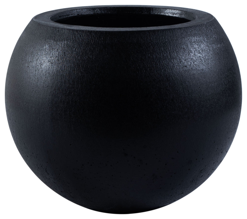 Safavieh Gerand Outdoor Planter, Black