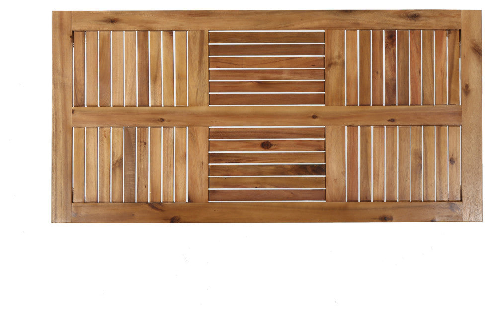 Savannah Outdoor Acacia Wood Coffee Table, Teak