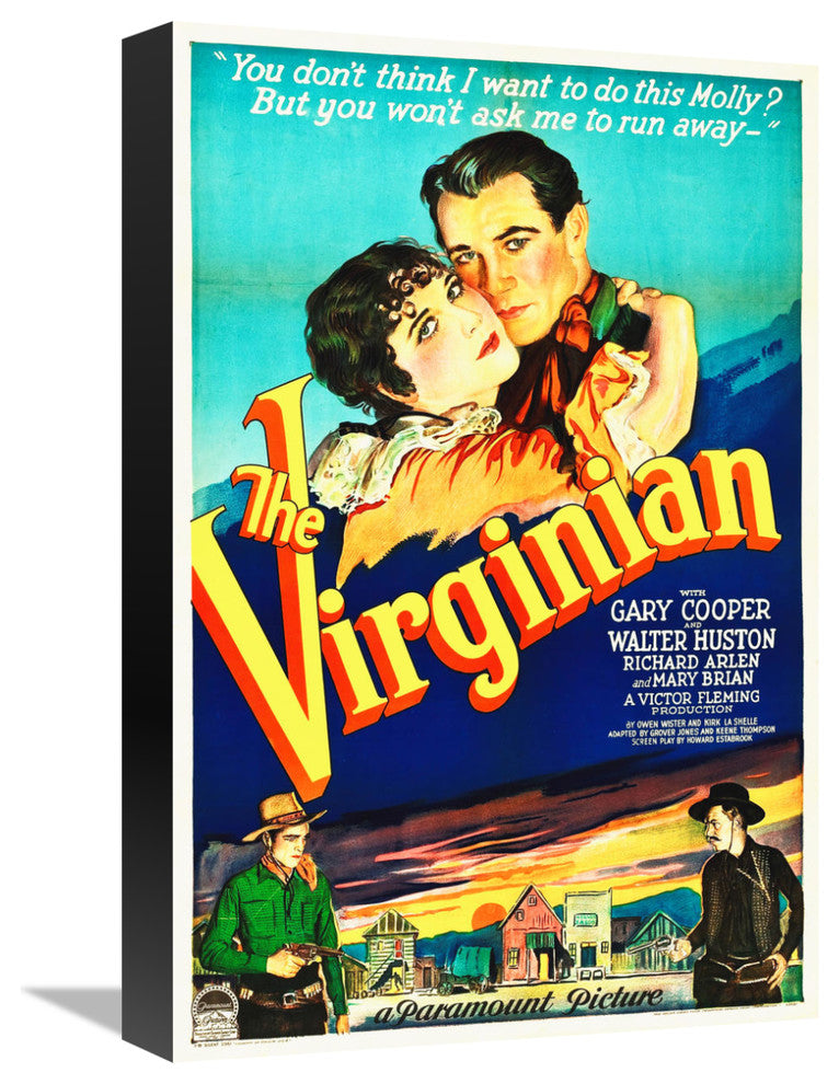 "The Virginian" Stretched Canvas Giclee by Hollywood Photo Archive, 12x18"