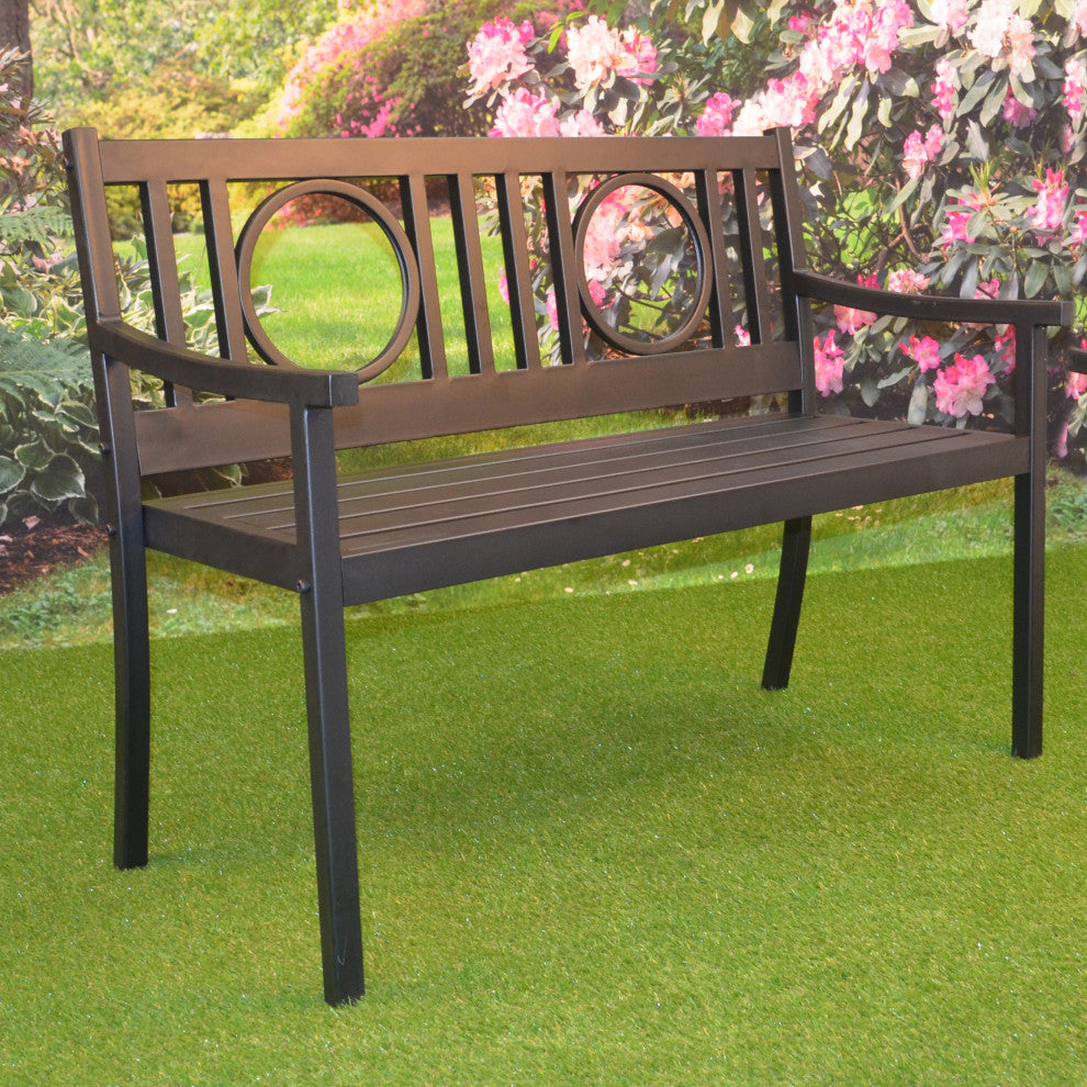 Grammercy Outdoor Bench - Black