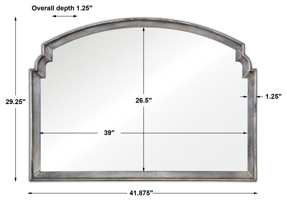 Uttermost Via Della Silver Mirror