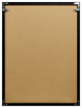 "Doberman" Black and White Pet Paintings on Printed Glass With Anodized Frame