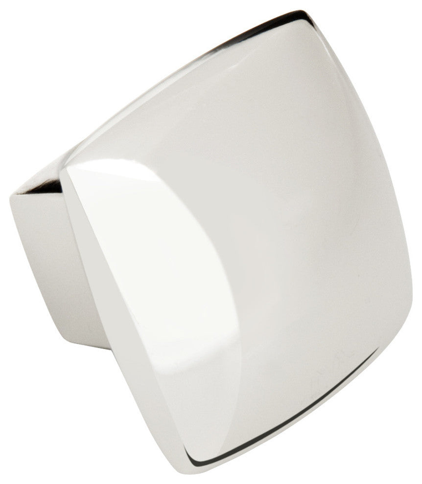 Sumner Street Home Hardware Jackson Square Knob, Polished Nickel