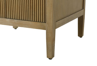 Home Living 24" Single Bathroom Vanity, Linen Oak