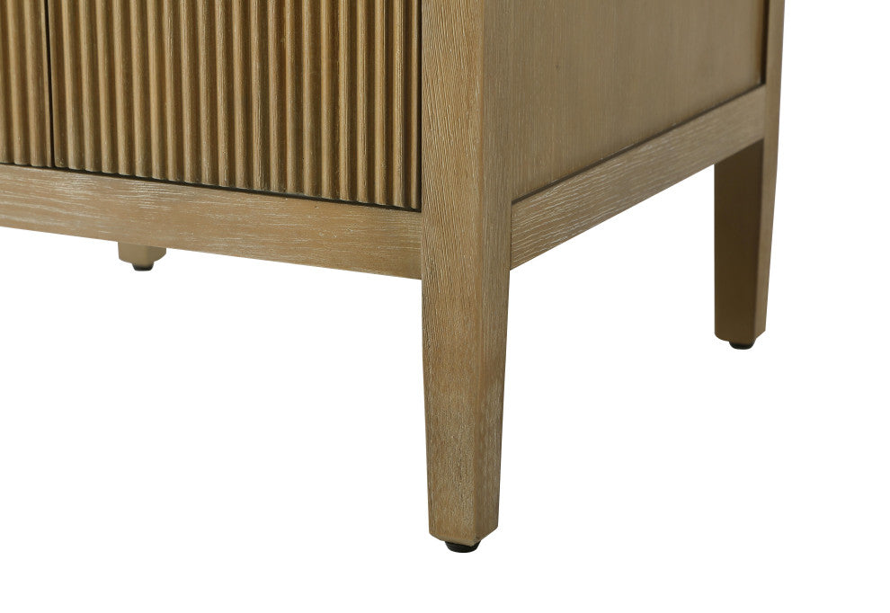 Home Living 24" Single Bathroom Vanity, Linen Oak