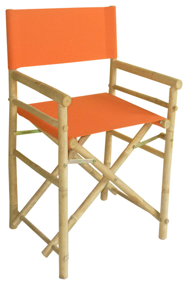Bamboo Director's Chair, Set of 2, Pottery