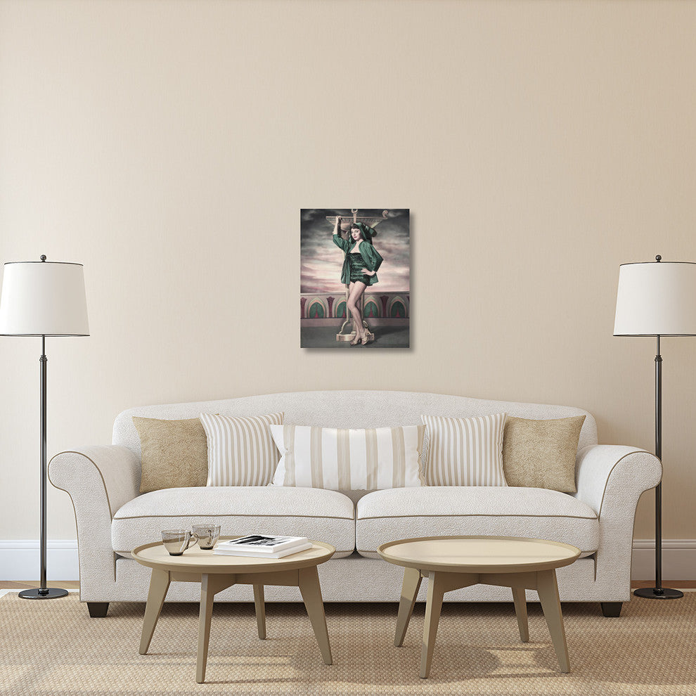 "Joan Collins" Stretched Canvas Giclee by Hollywood Photo Archive, 23"x30"
