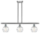 INNOVATIONS LIGHTING 516-3I-SN-G1213-6-LED Small Deco Swirl 3 Light Island Light