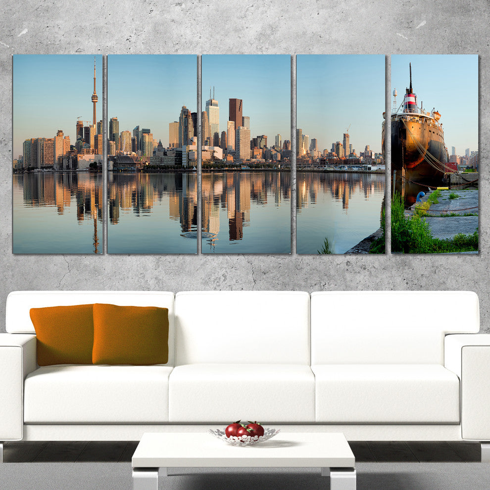 "Toronto City Skyline Panorama" Photograph Print, 5 Panel