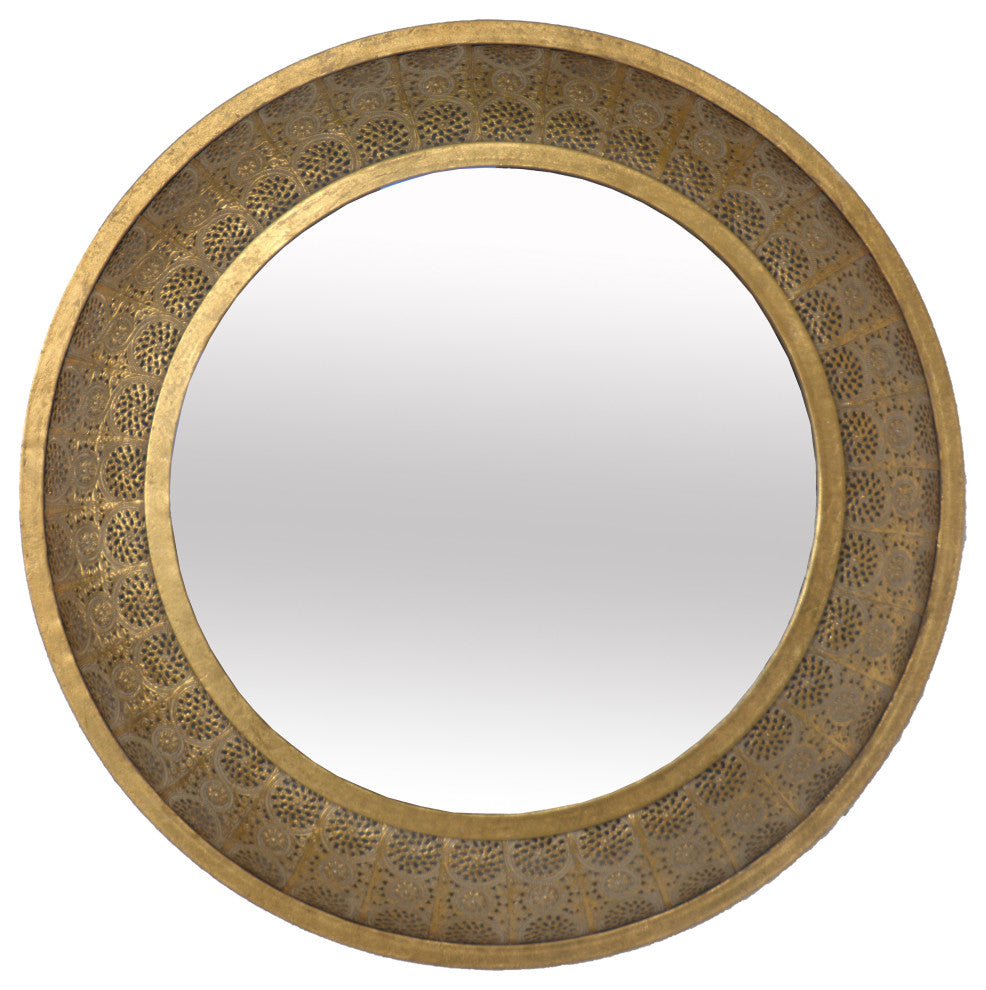 Kenroy 60371GLD Mirror, Emmeline Collection, Gold Finish