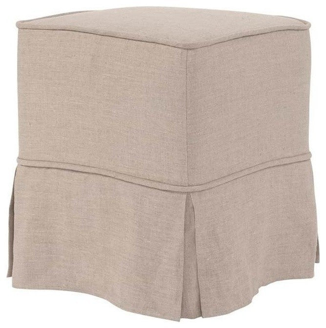 Howard Elliott Prairie Linen Natural Universal Cube Cover, Skirted